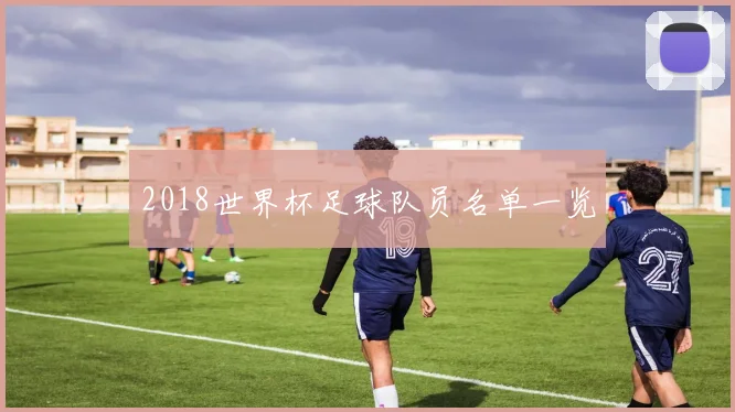 2018世界杯足球队员名单一览